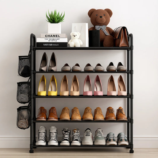 Organizer na buty, o nowoczesnej formie, kolor: czarny